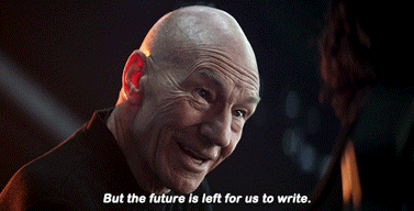 Picard, saying “the future is left for us to write”