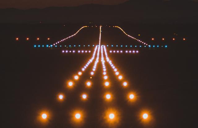 Lit runway
